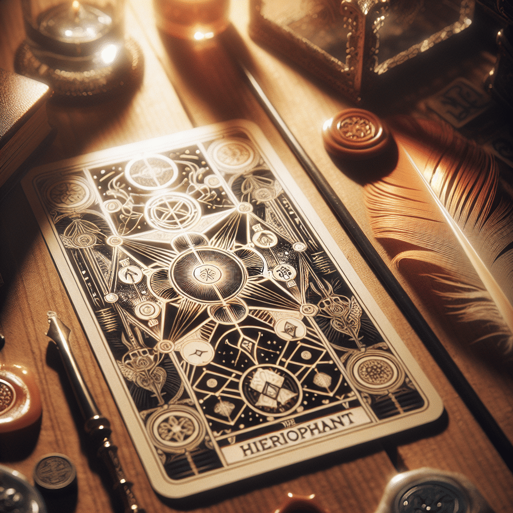 the hierophant tarot card creativity inspiration