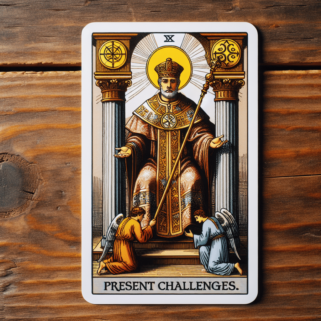 The Hierophant Tarot Card: Navigating Present Challenges with Divine Guidance