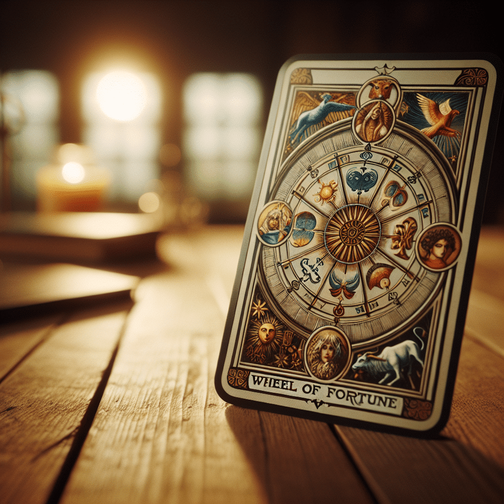 wheel of fortune tarot card in spirituality