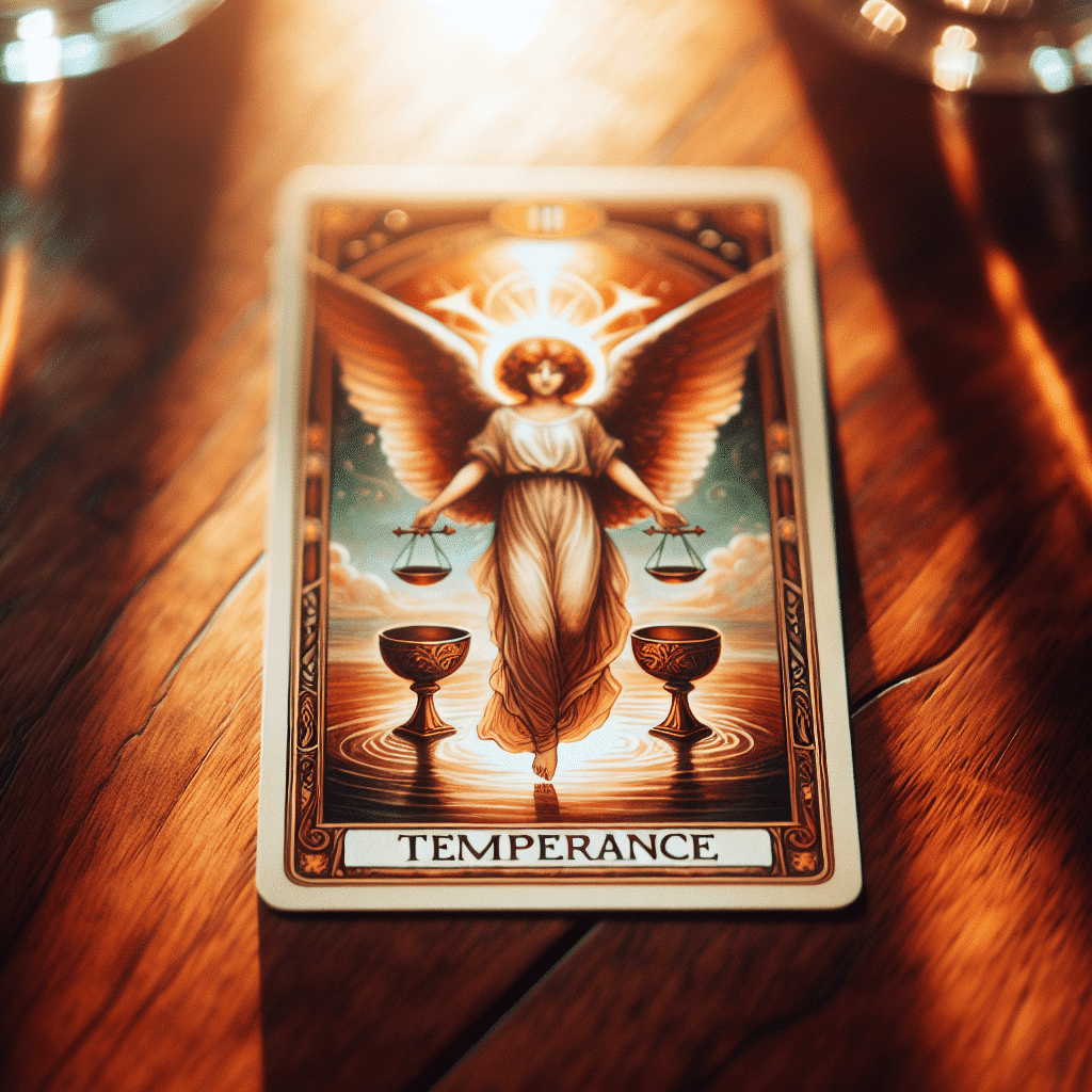 1 temperance tarot card emotional healing