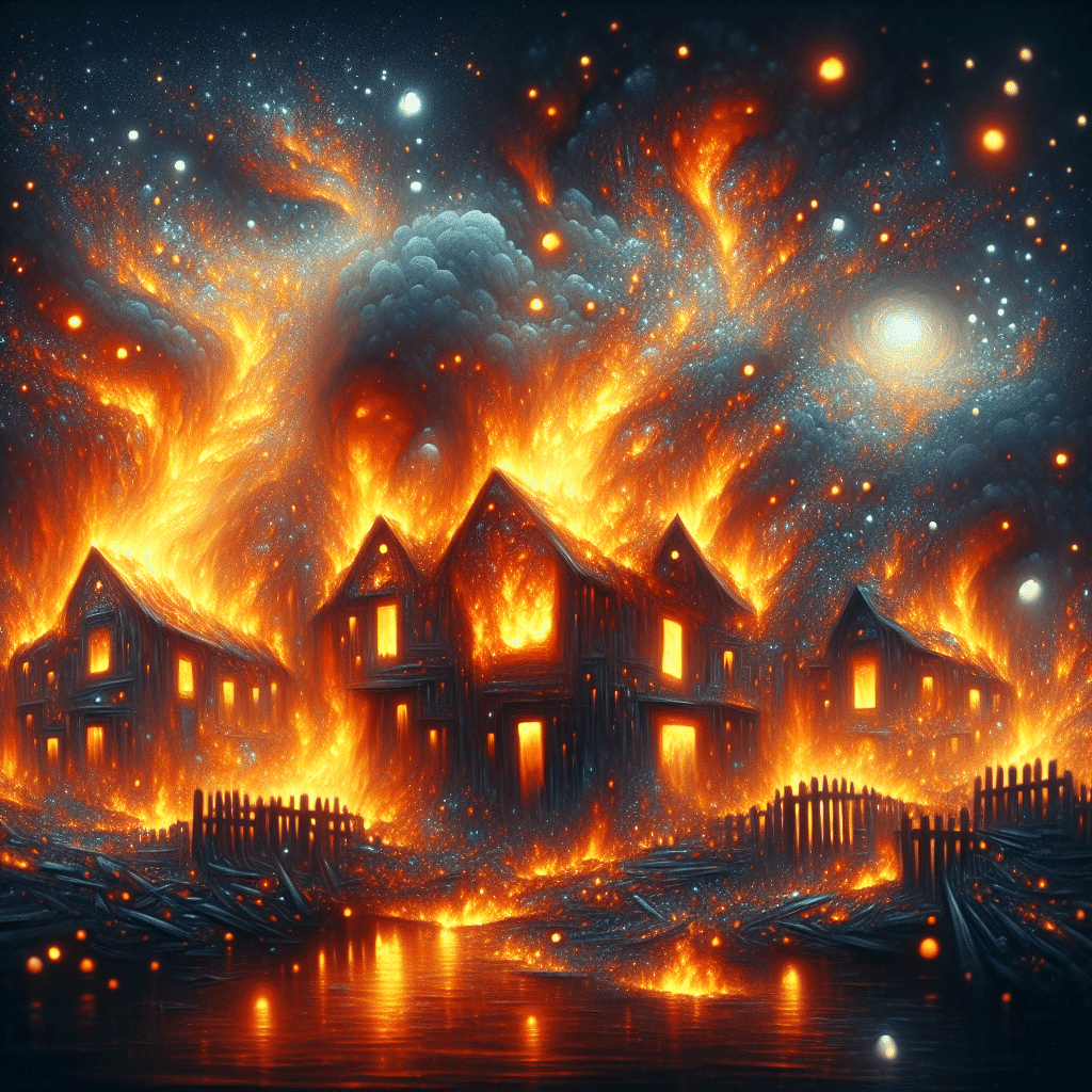 dreams burning houses