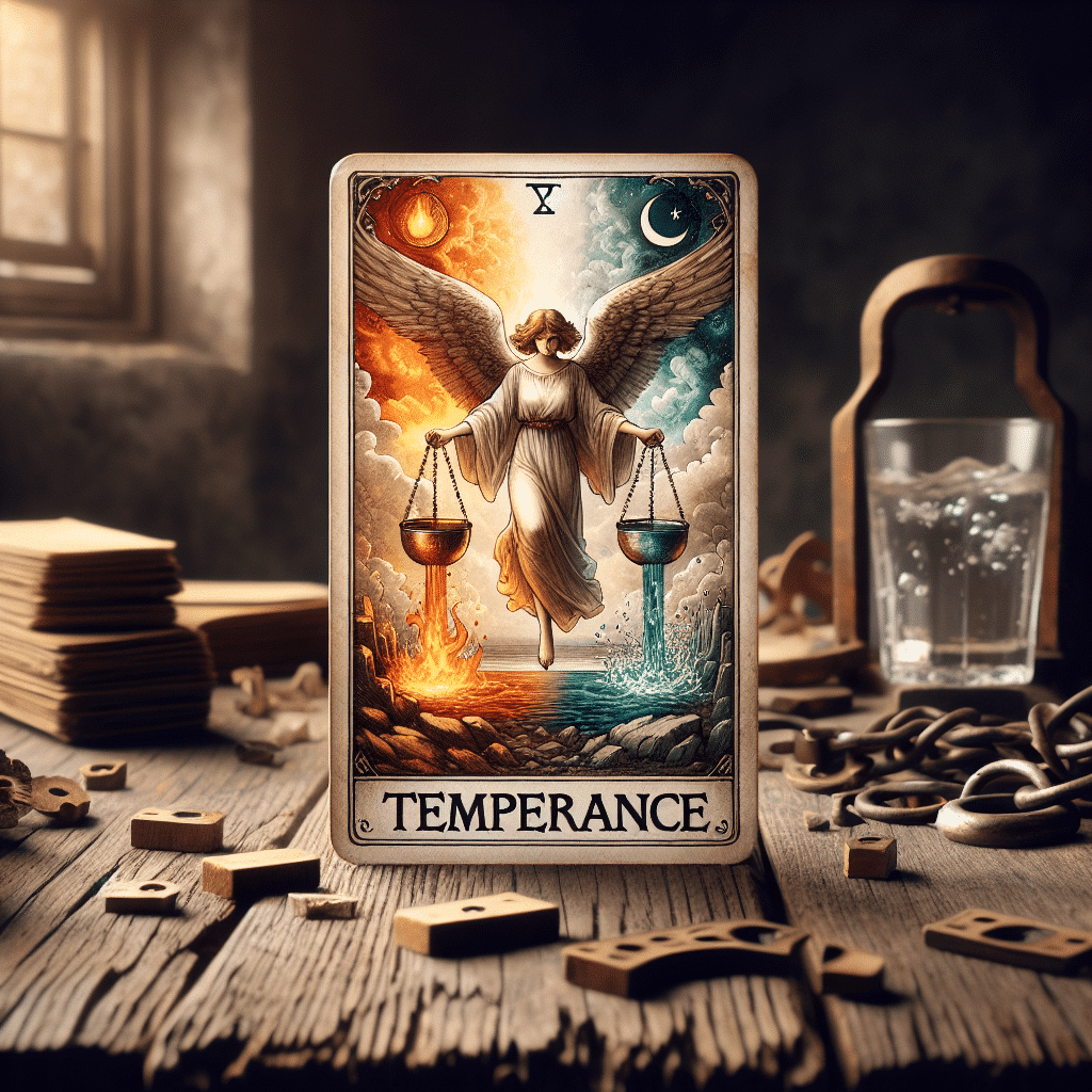 Finding Balance: The Wisdom of the Temperance Tarot Card