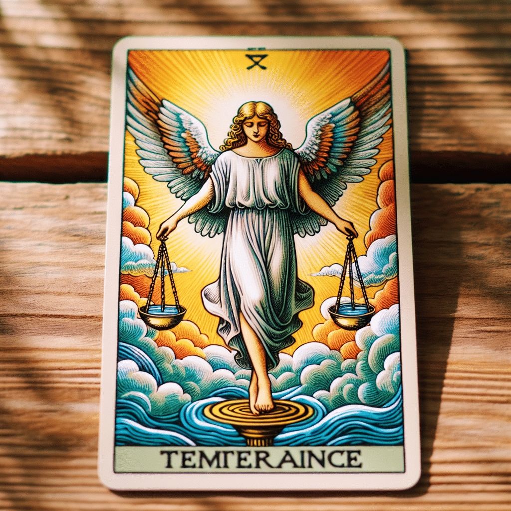 temperance tarot card emotional healing