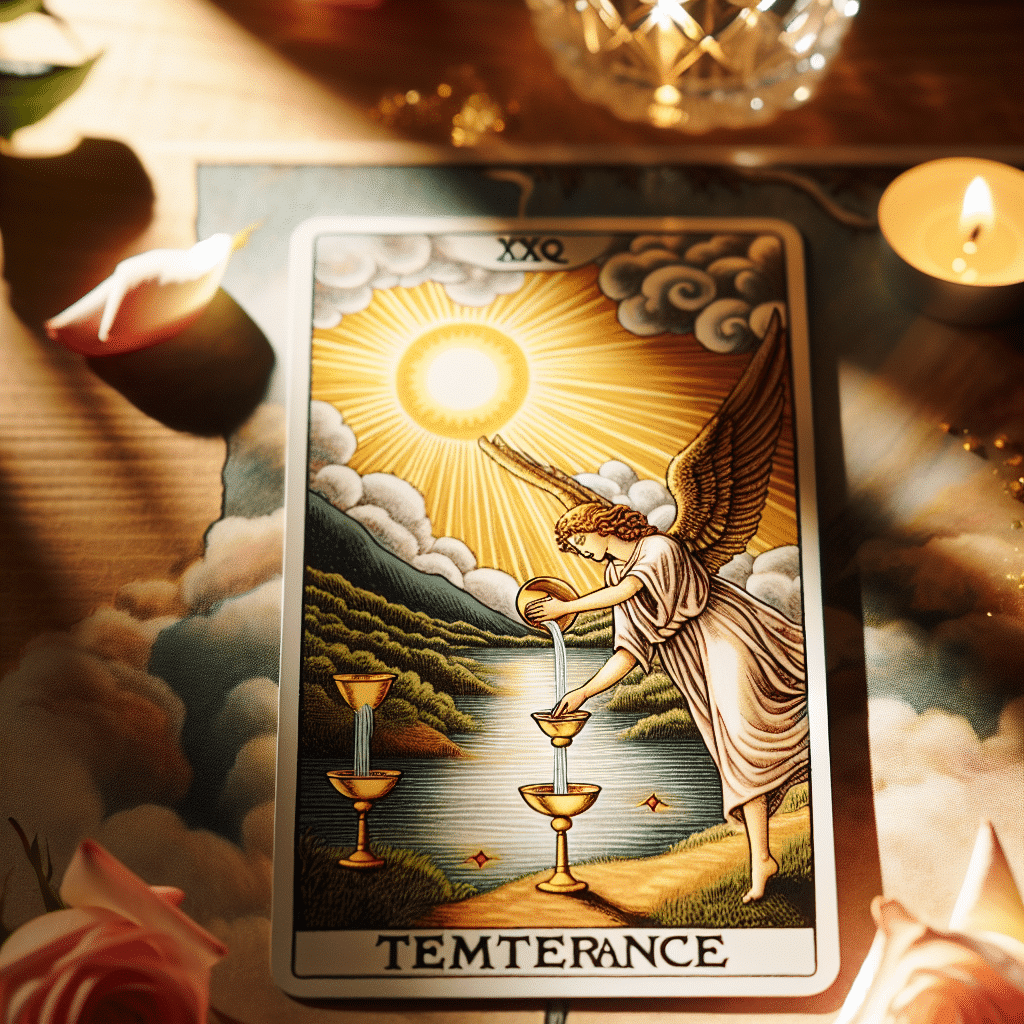 Finding Balance in Love: The Temperance Tarot Card Explained