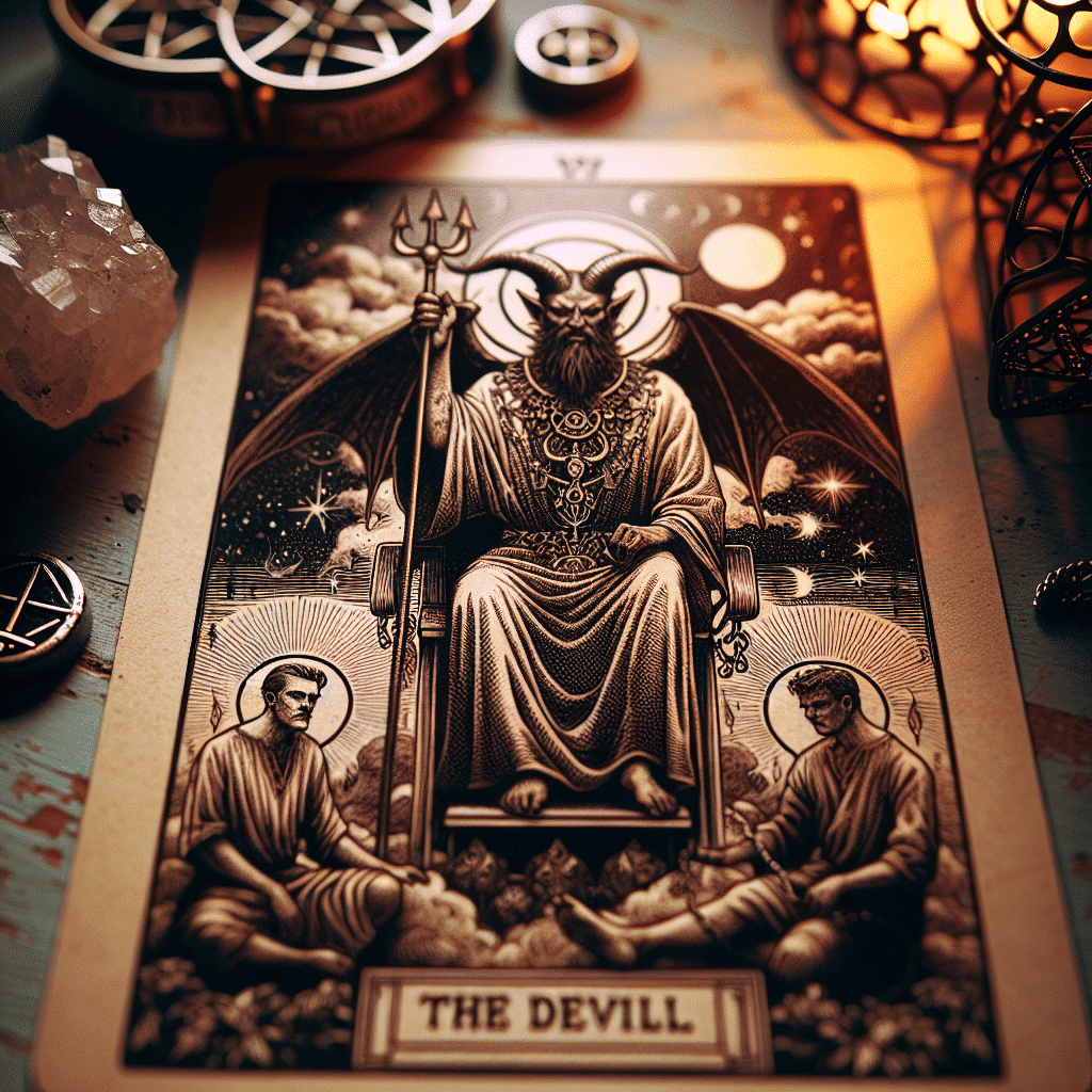 Unveiling The Devil Tarot Card in Love: Embracing Shadow & Passion
