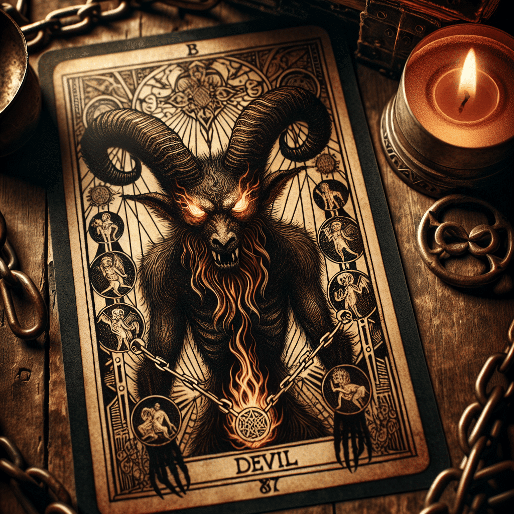 the devil tarot card past influences