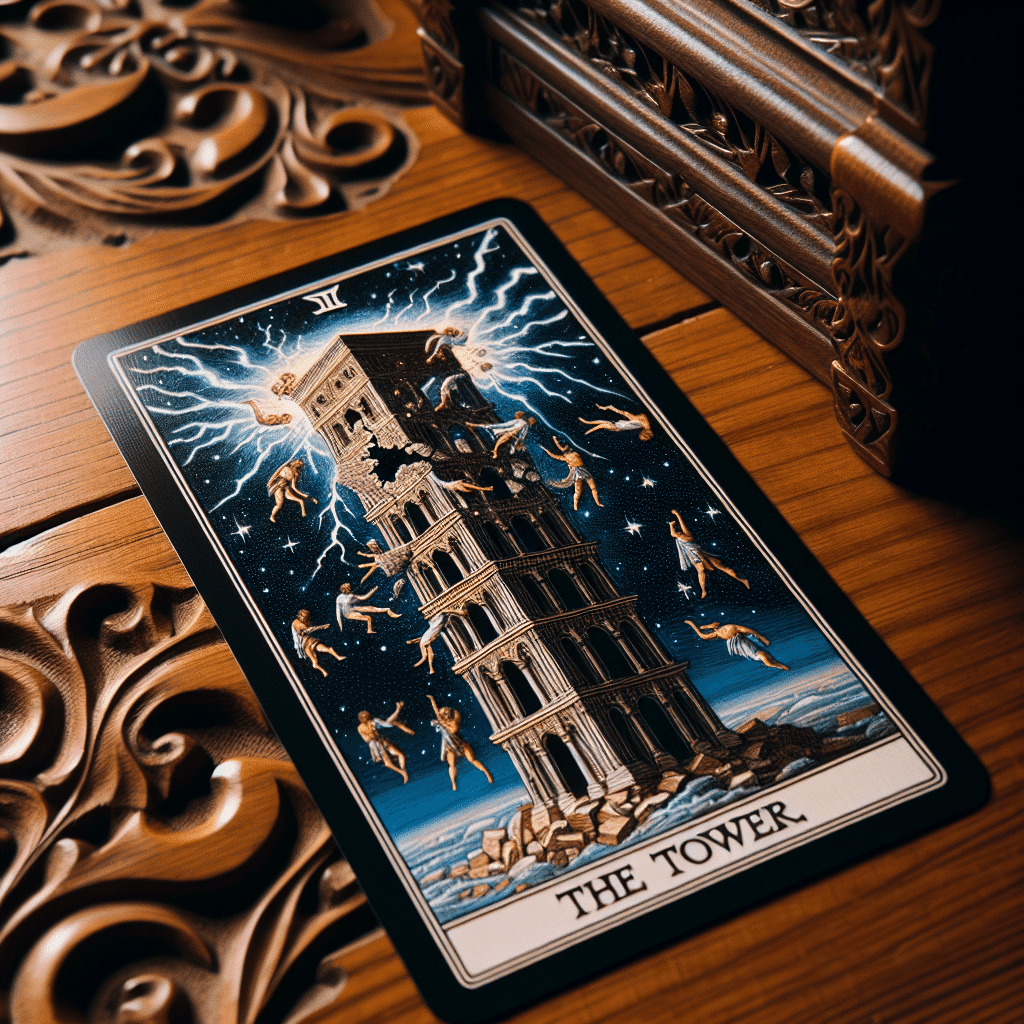 Navigating Financial Turmoil: The Tower Tarot Card Explained