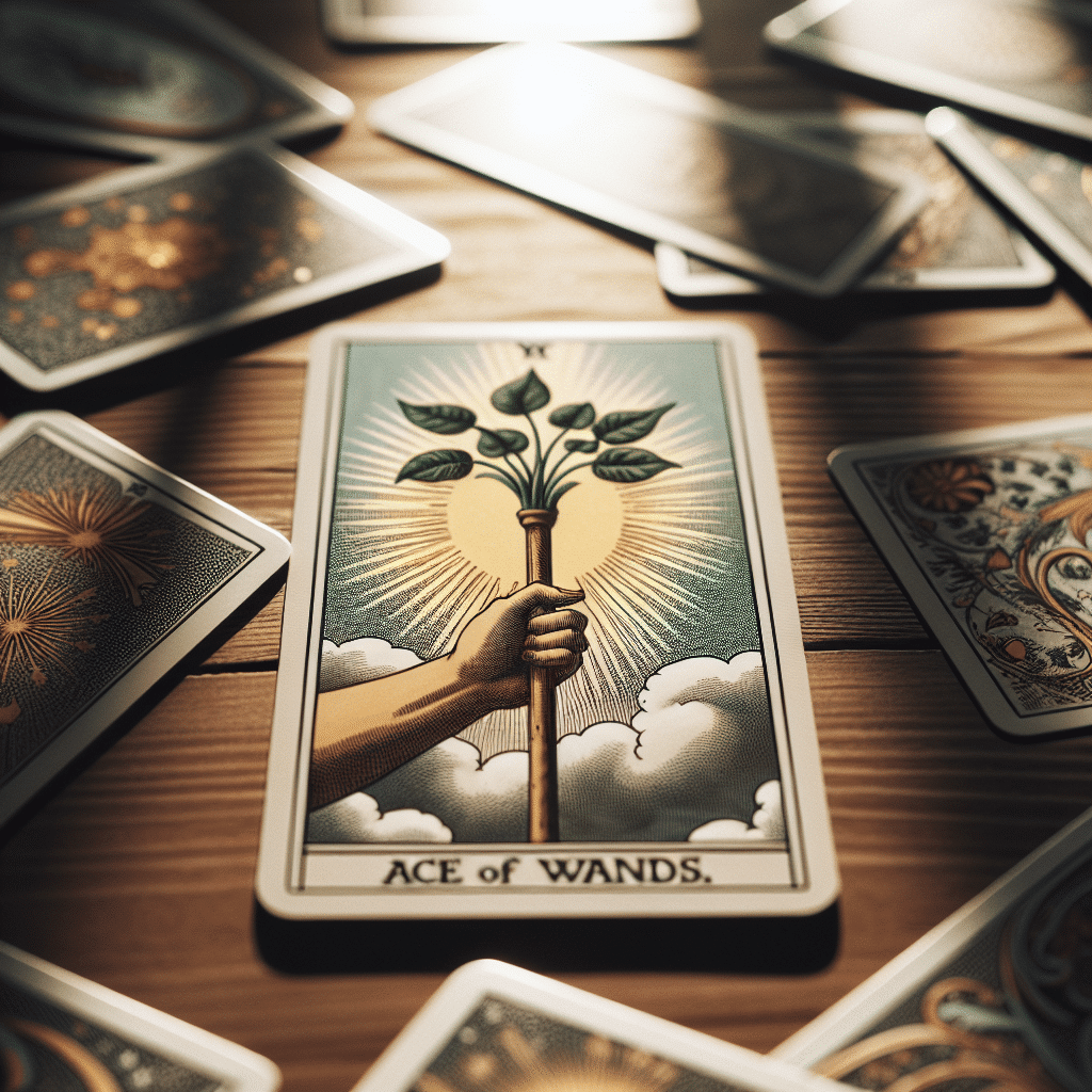 1 ace of wands tarot card daily focus