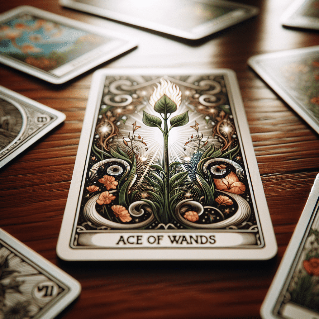 1 ace of wands tarot card decision