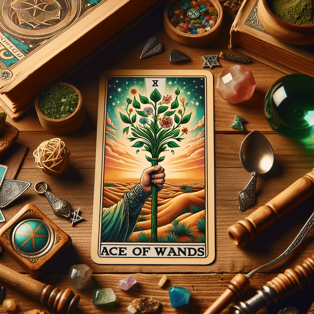1 ace of wands tarot card future potential
