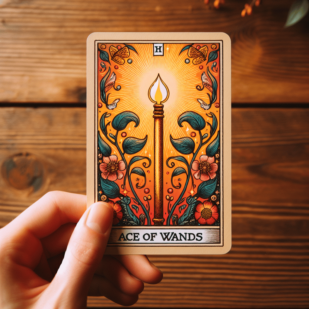 1 ace of wands tarot card personal growth
