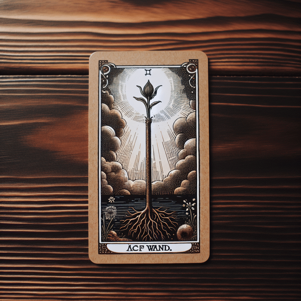 1 ace of wands tarot card present challenges