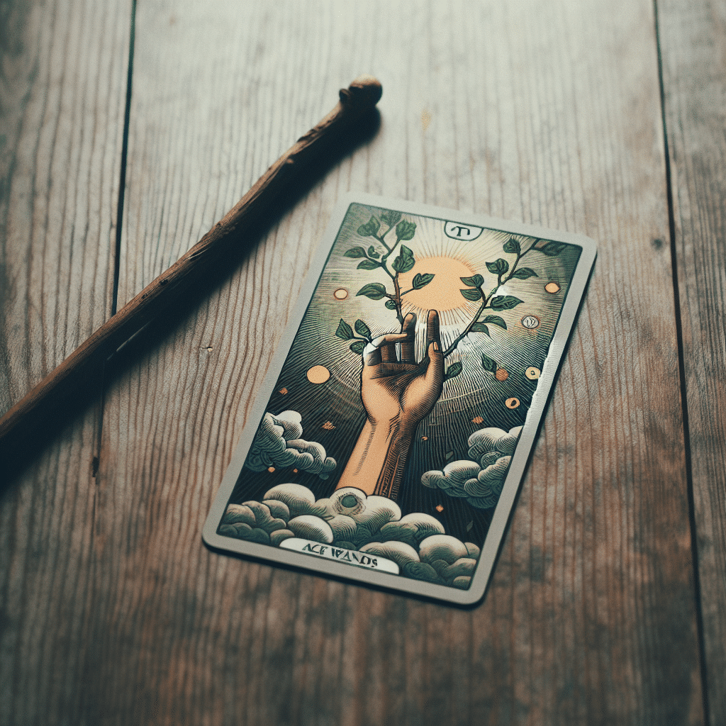 1 ace of wands tarot card spirituality