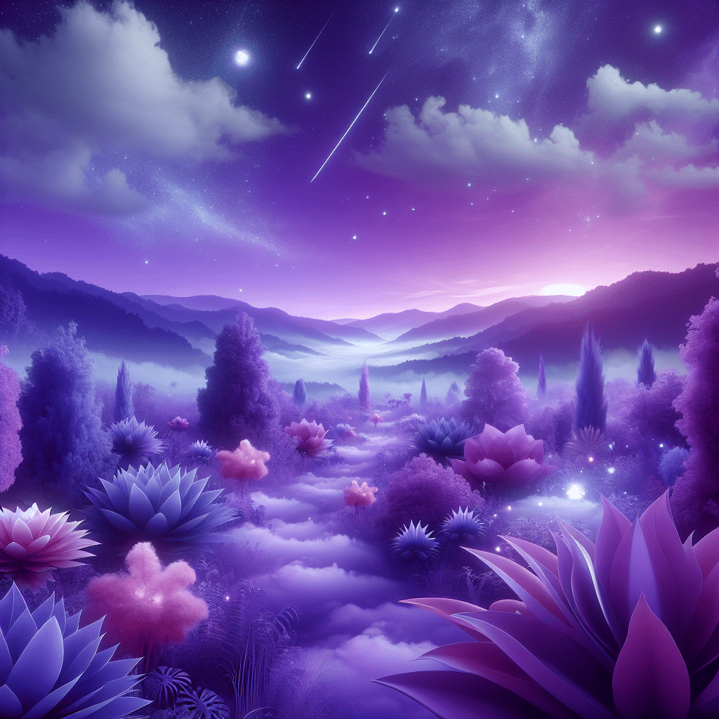 1 dreaming color purple