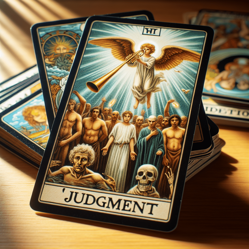 1 judgment tarot card daily focus