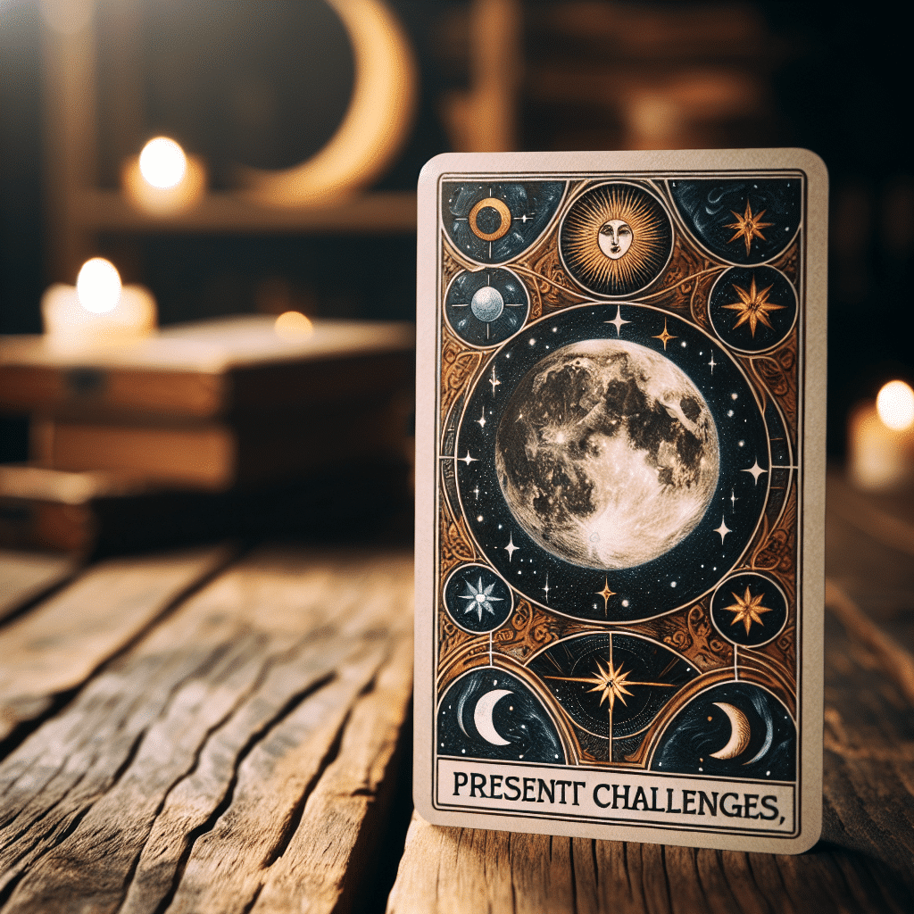 1 the moon tarot card present challenges