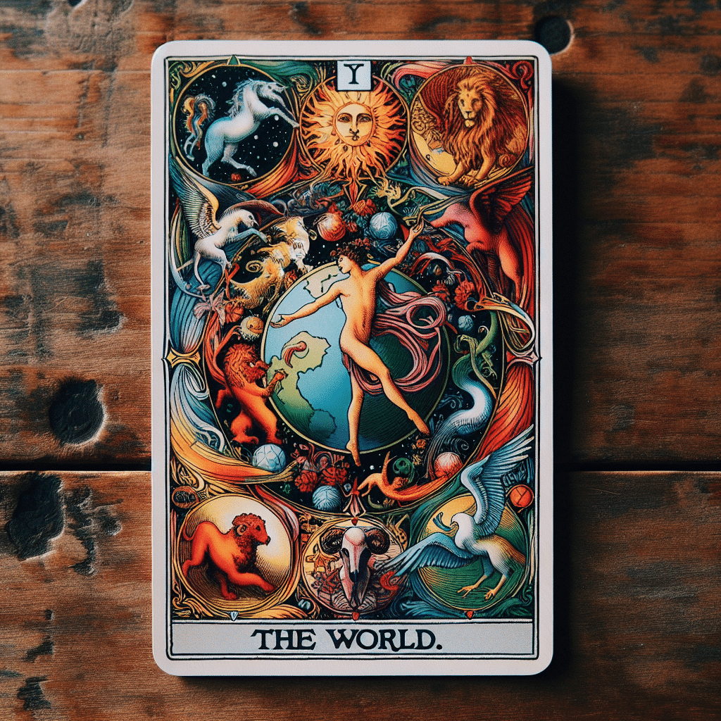 1 the world tarot card conflict resolution