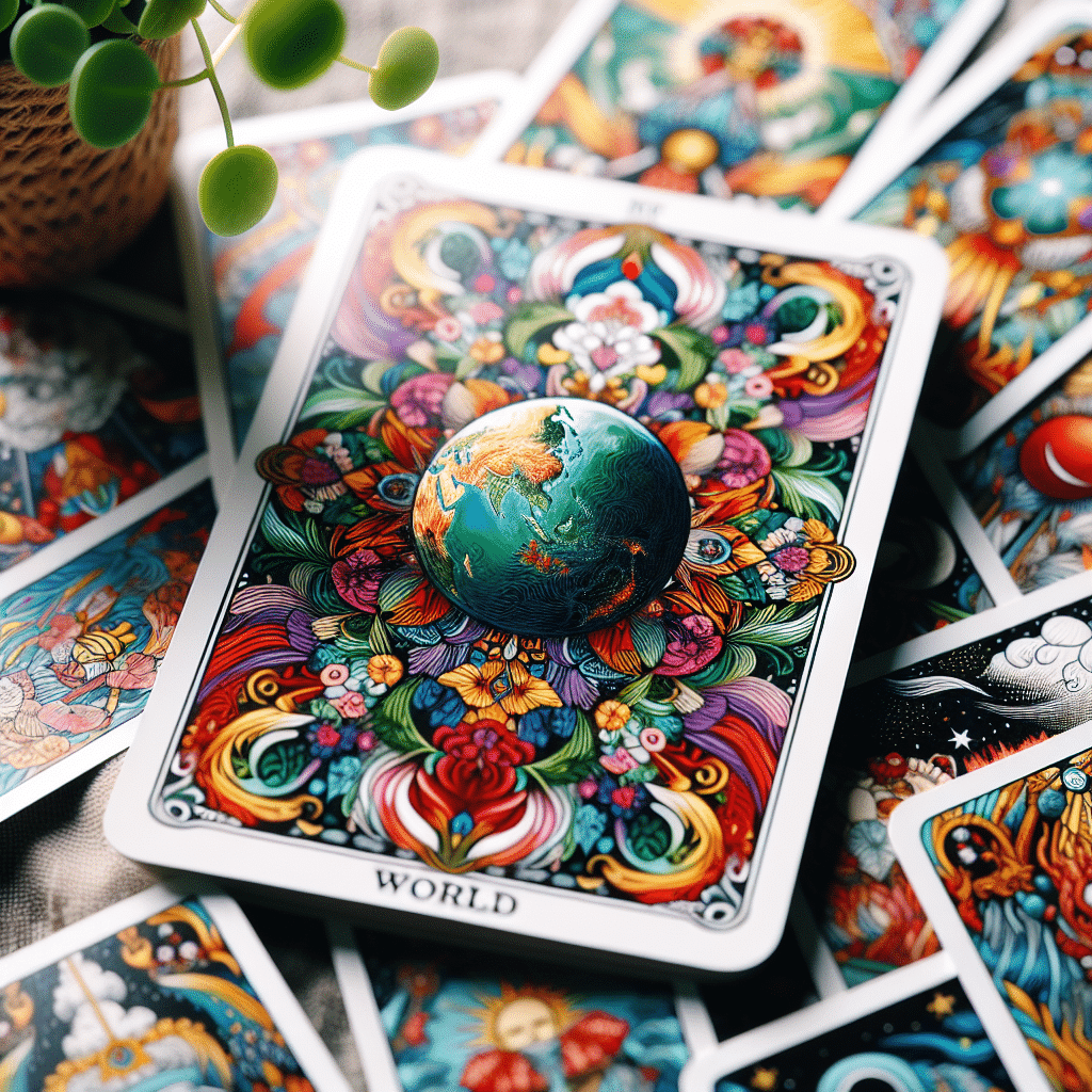 1 the world tarot card creativity inspiration