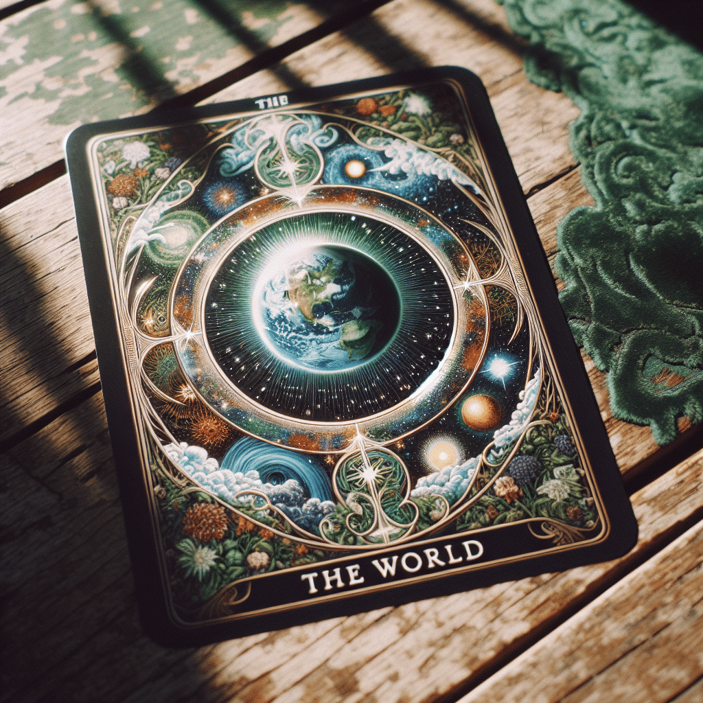 1 the world tarot card future