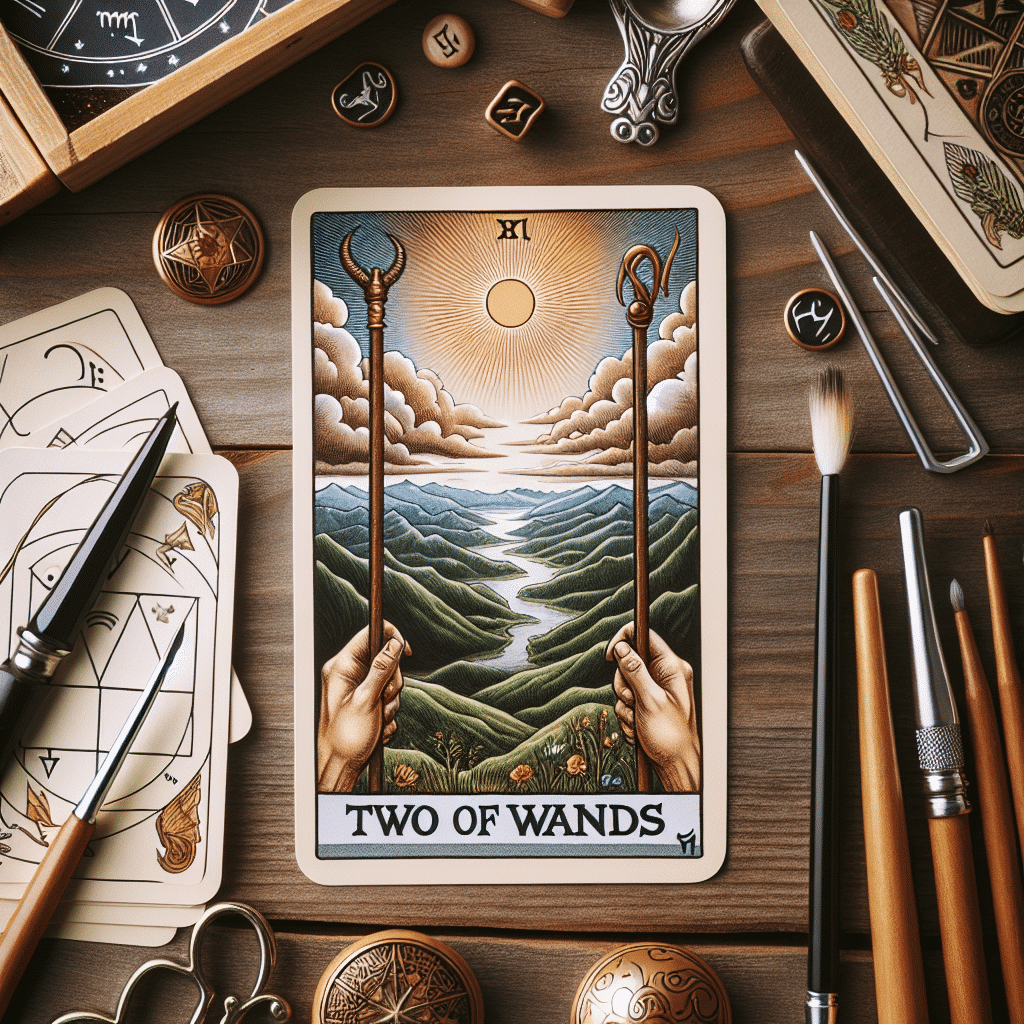 1 two of wands tarot card creativity inspiration