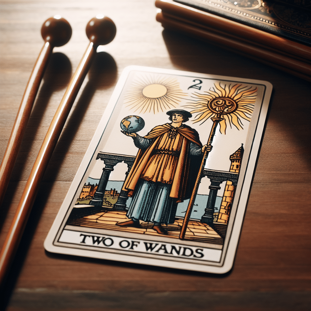 1 two of wands tarot card meaning