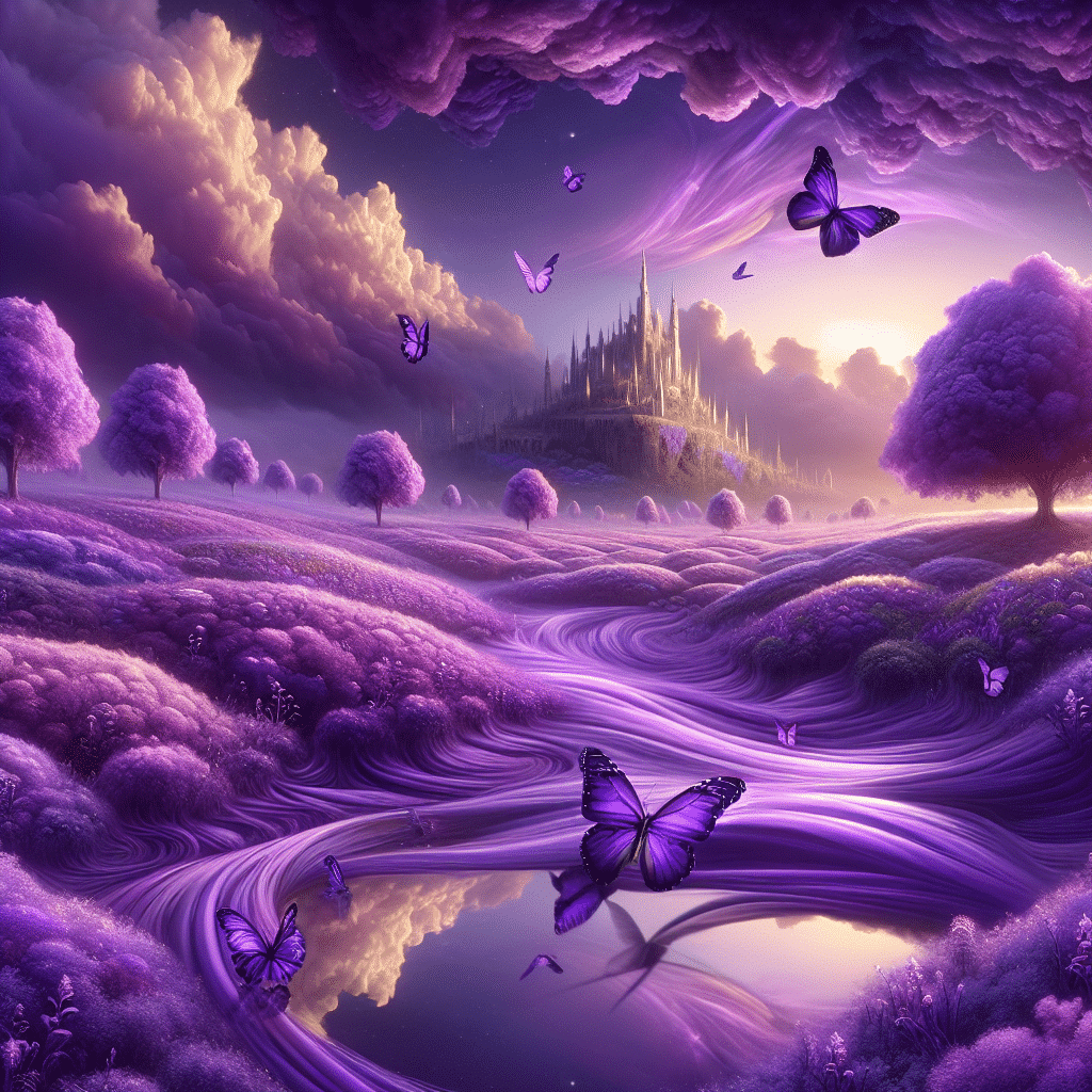 2 dreaming color purple