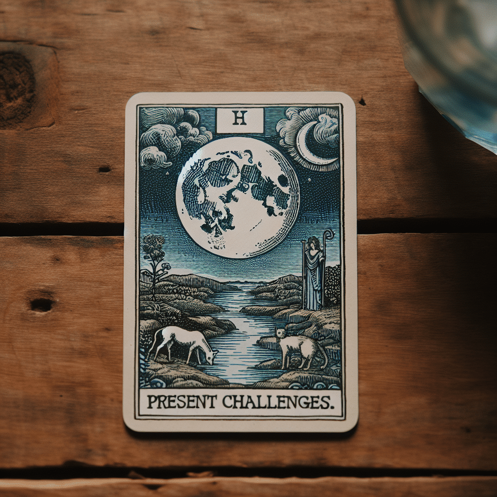 2 the moon tarot card present challenges