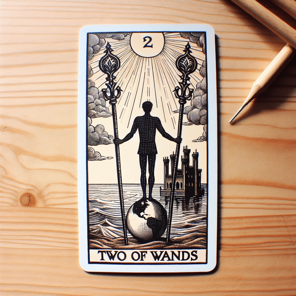 2 two of wands tarot card decision