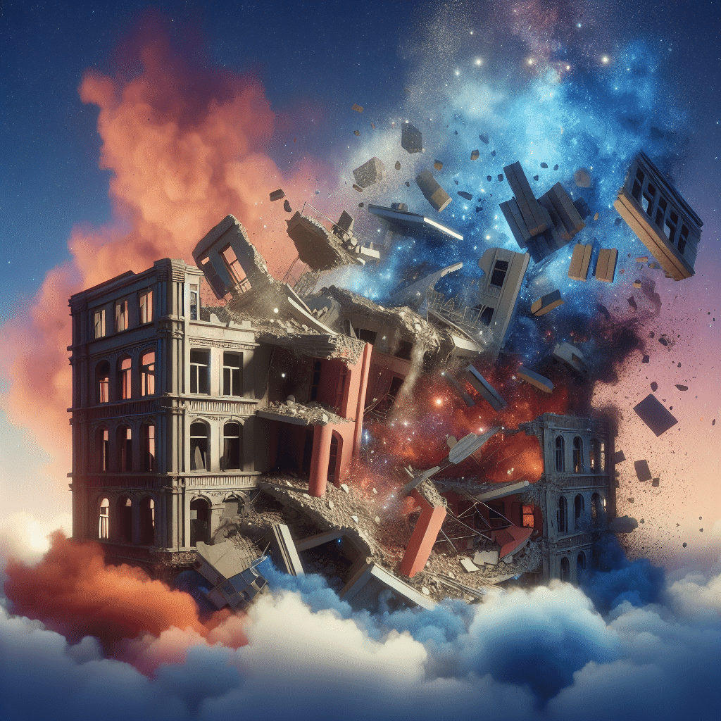 dreams collapsing buildings