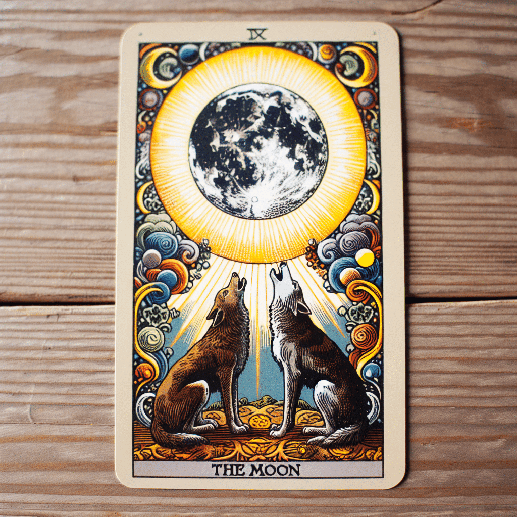 Navigating Uncertainty: The Moon Tarot Card as Your Guide