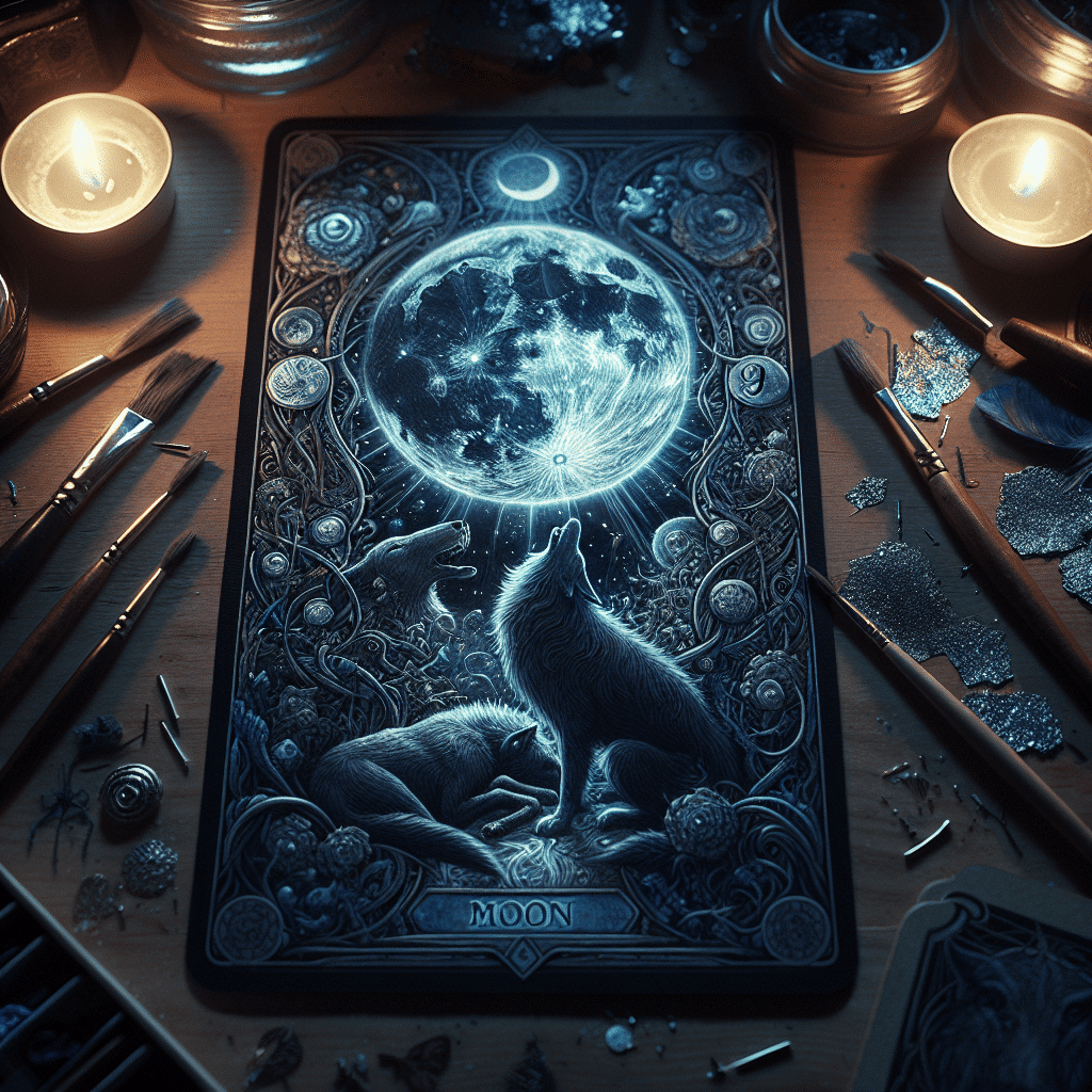 the moon tarot card creativity inspiration