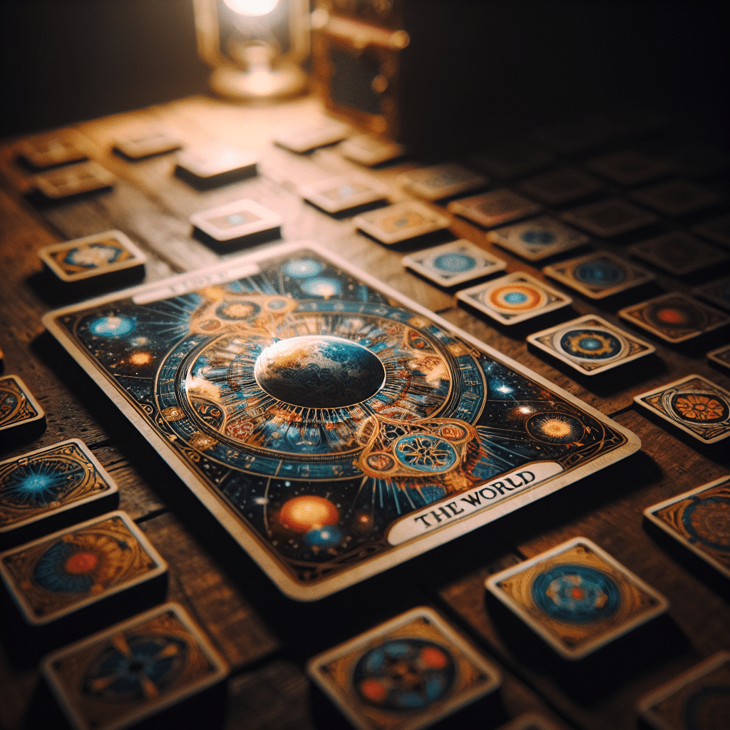 the world tarot card in spirituality