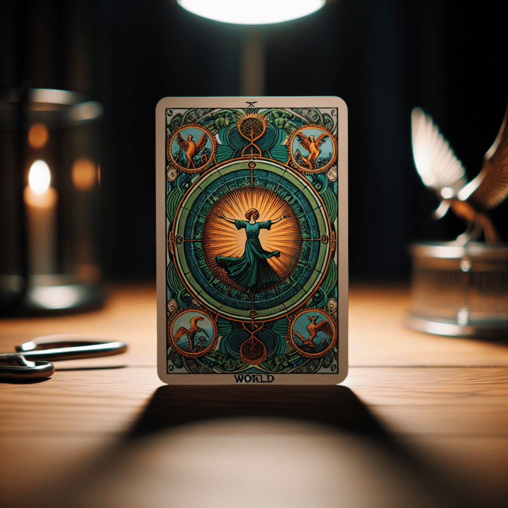 the world tarot card past influences