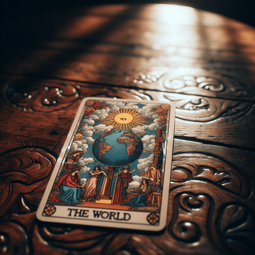 the world tarot card personal growth