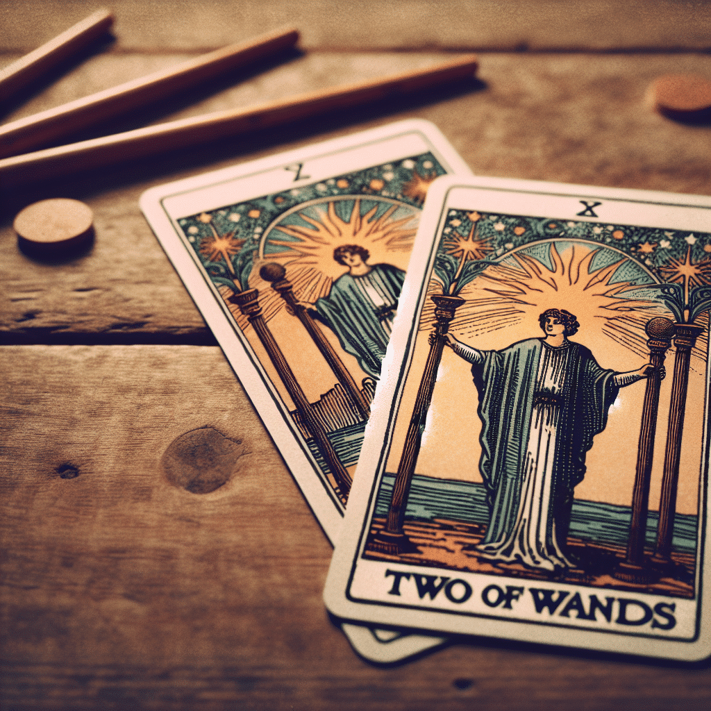 two of wands tarot card emotional healing