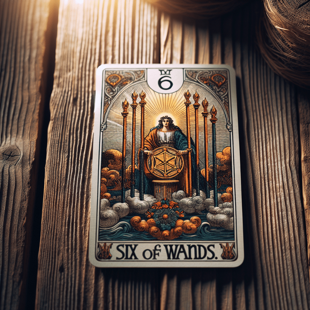 1 six of wands tarot card meaning spirituality