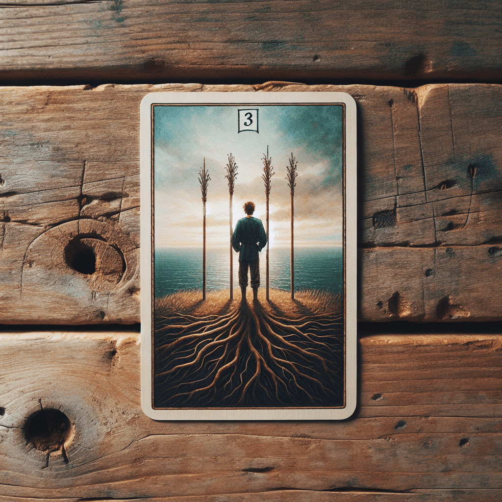 1 three of wands tarot card personal growth