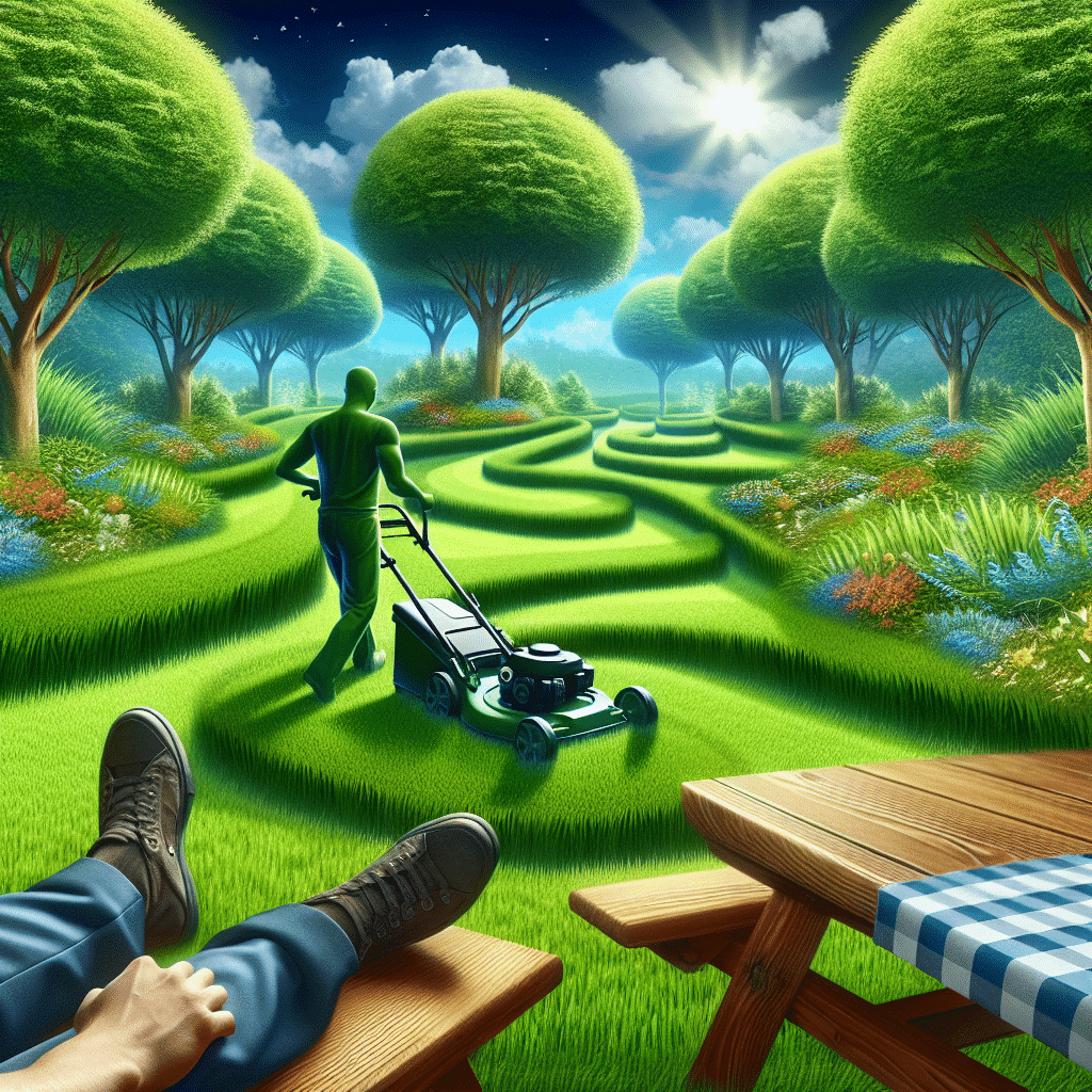 2 dream cutting grass