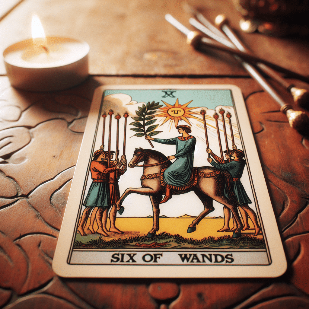 2 six of wands tarot card daily focus