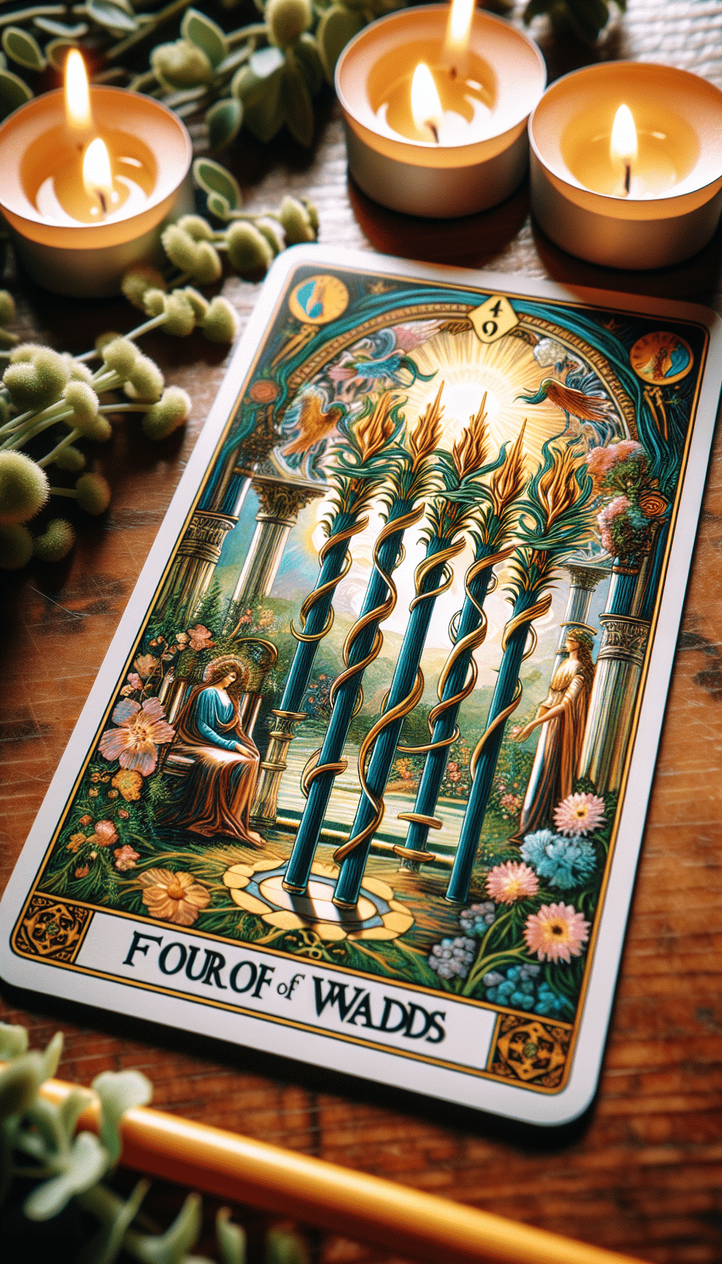 The Four of Wands: Finding Stability and Harmony in Spirituality