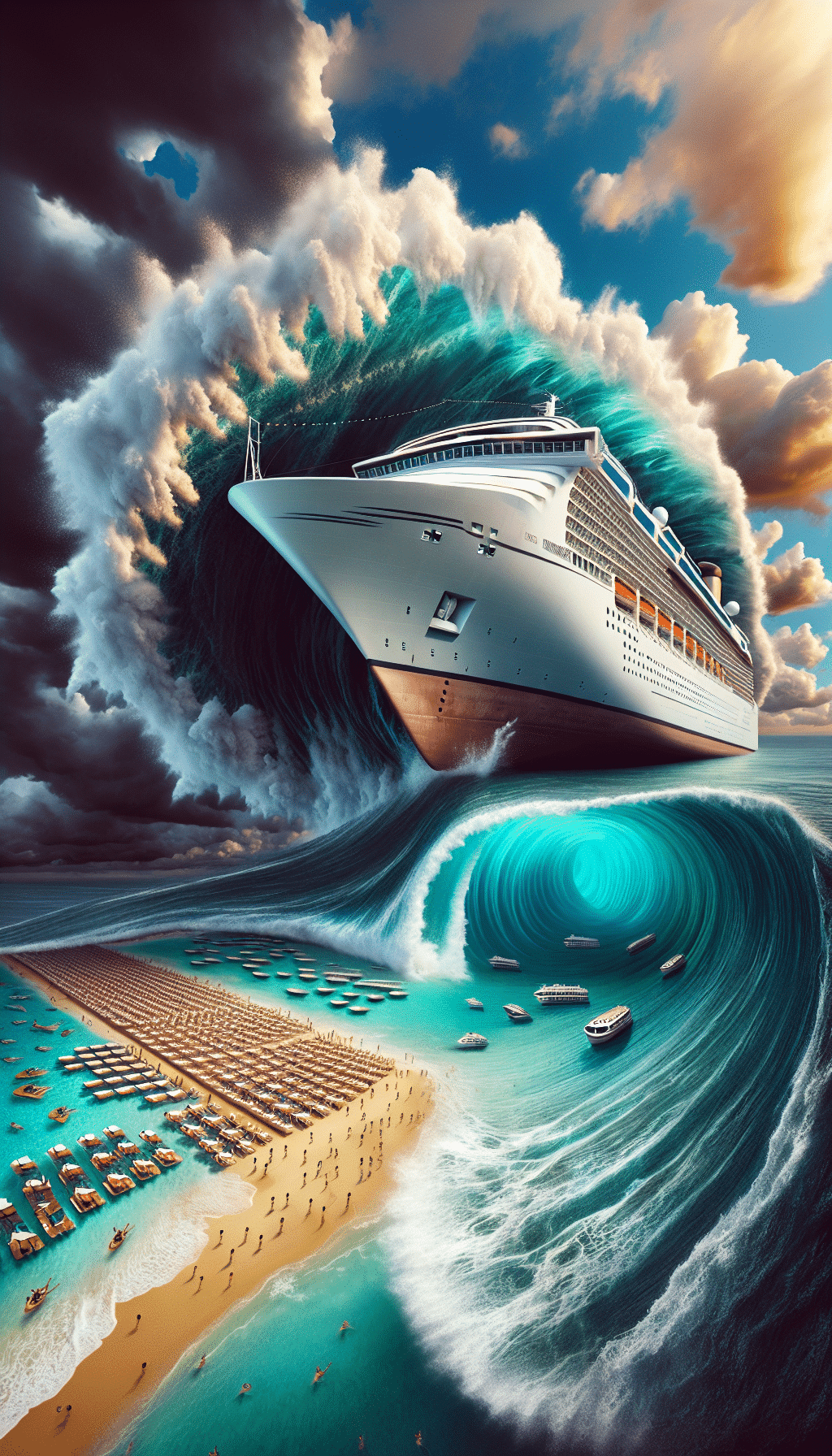 dream cruise ship flipping