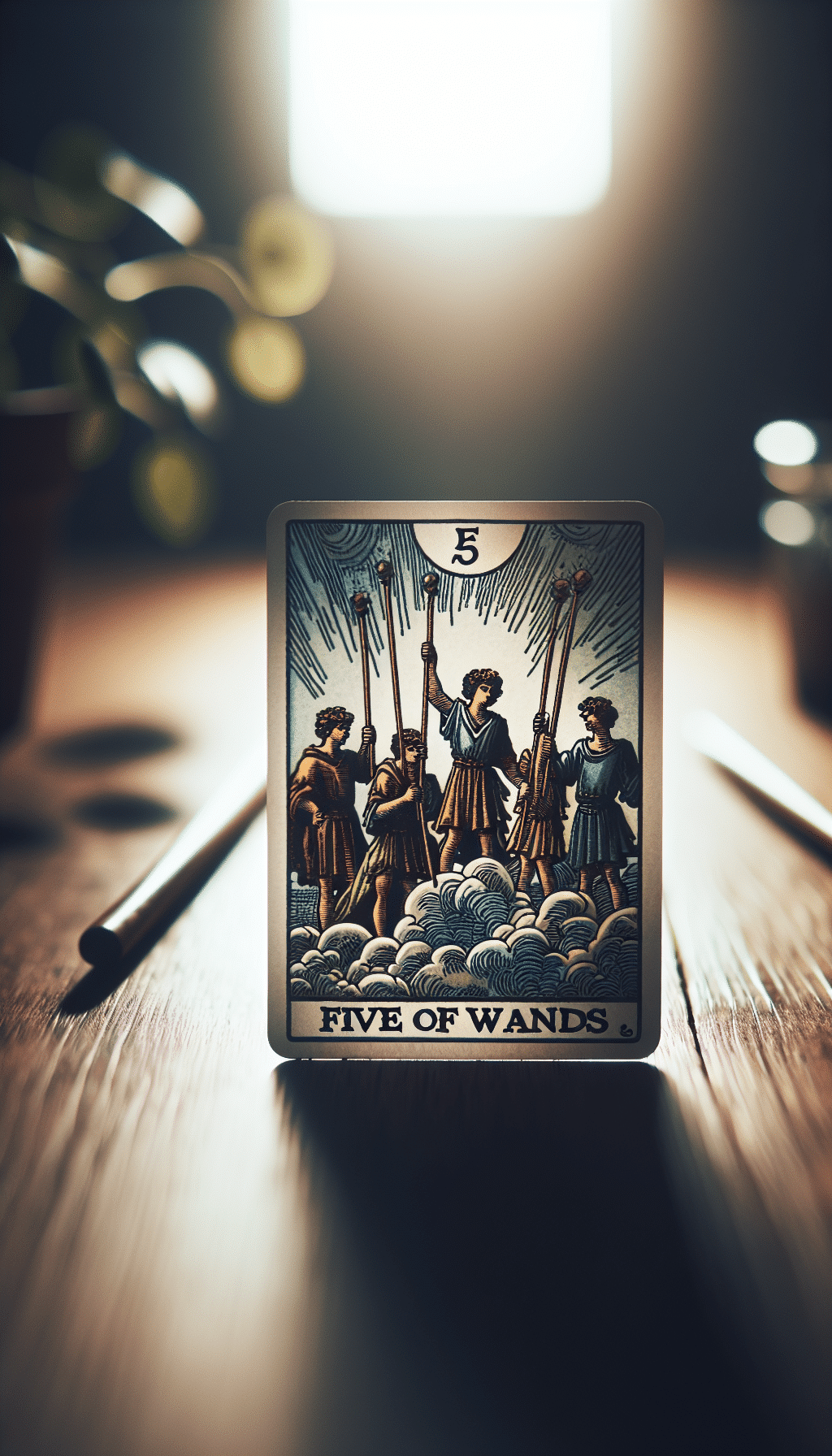 Deciphering Conflict: The Five of Wands in Decision Making