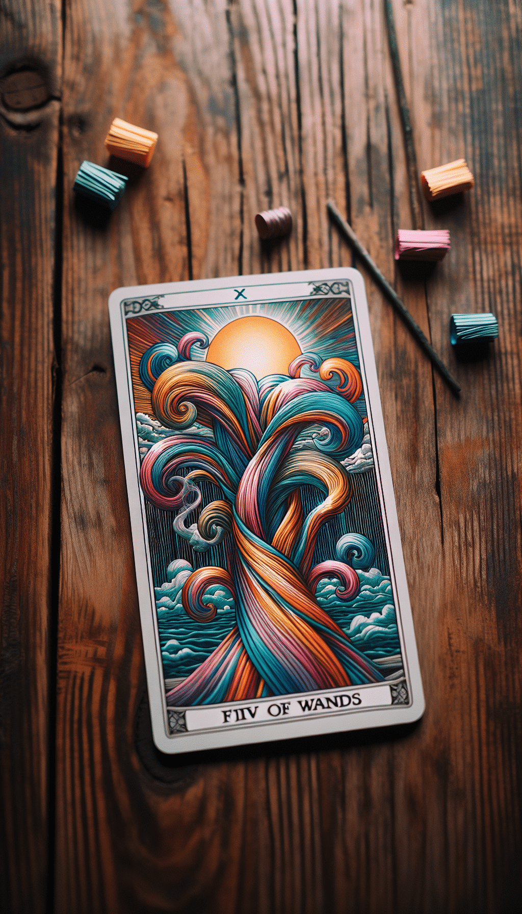 The Five of Wands: Finding Harmony in Emotional Struggles