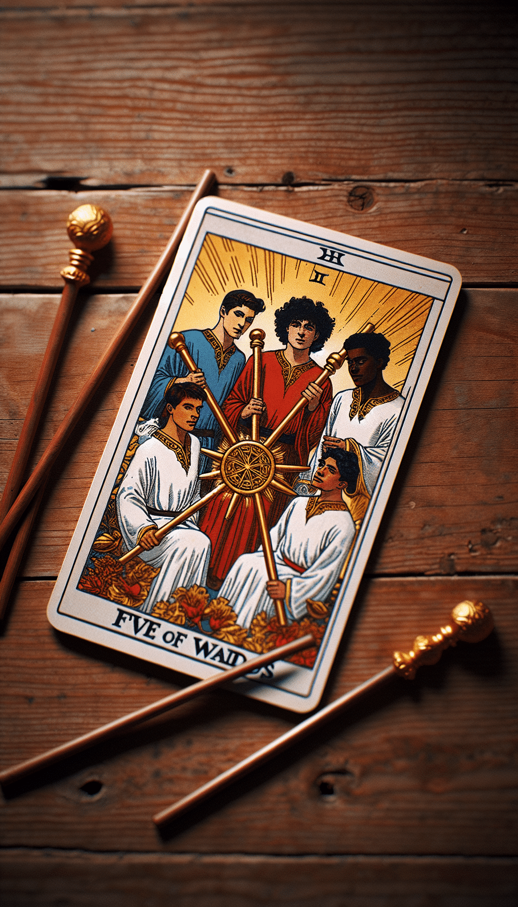 Unlocking Financial Challenges: The Five of Wands in Tarot