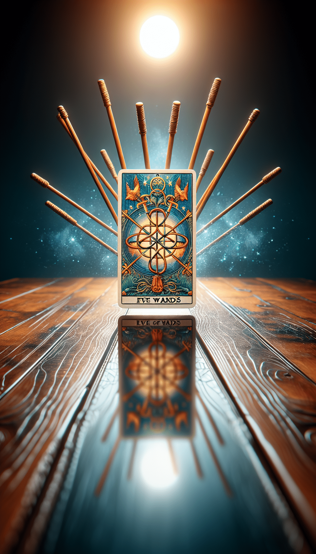 Understanding the Chaos: Exploring the Five of Wands Tarot Card