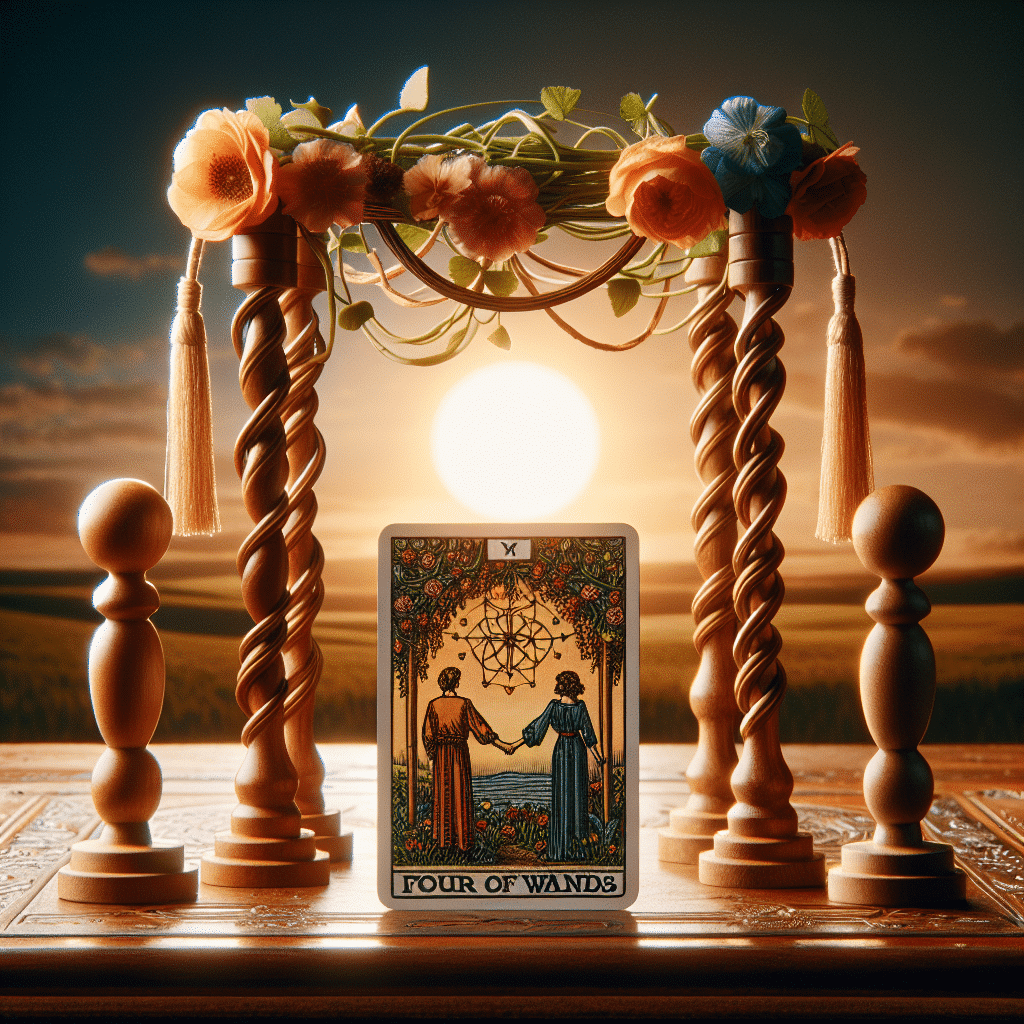 The Four of Wands: A Celebration of Stability and Growth