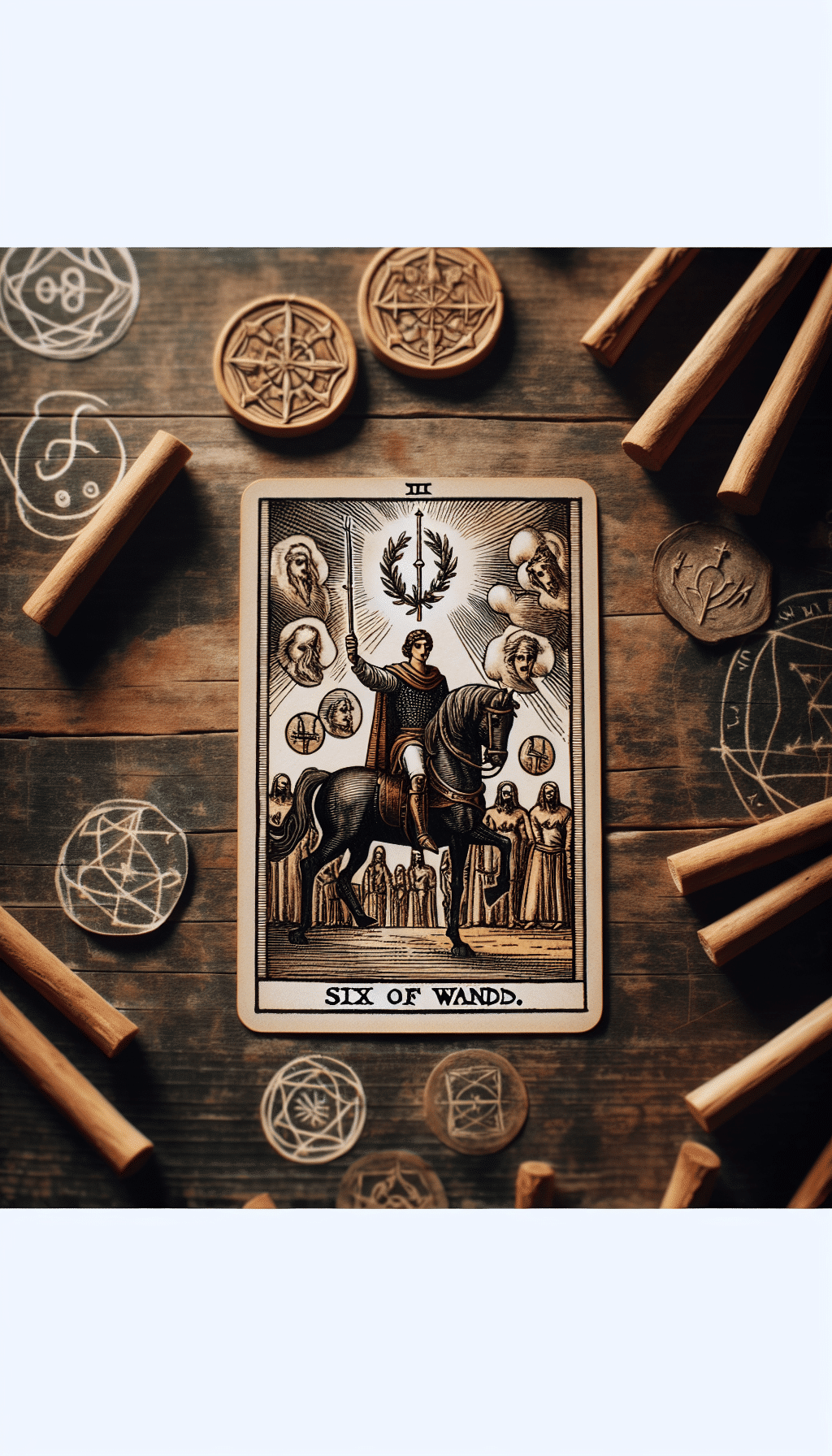 six of wands tarot card meaning spirituality