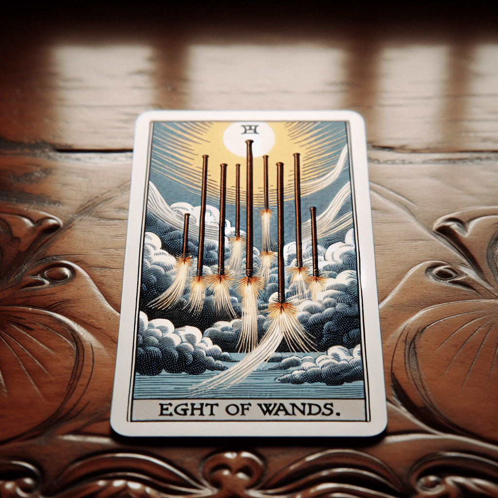 1 eight of wands tarot card past influences