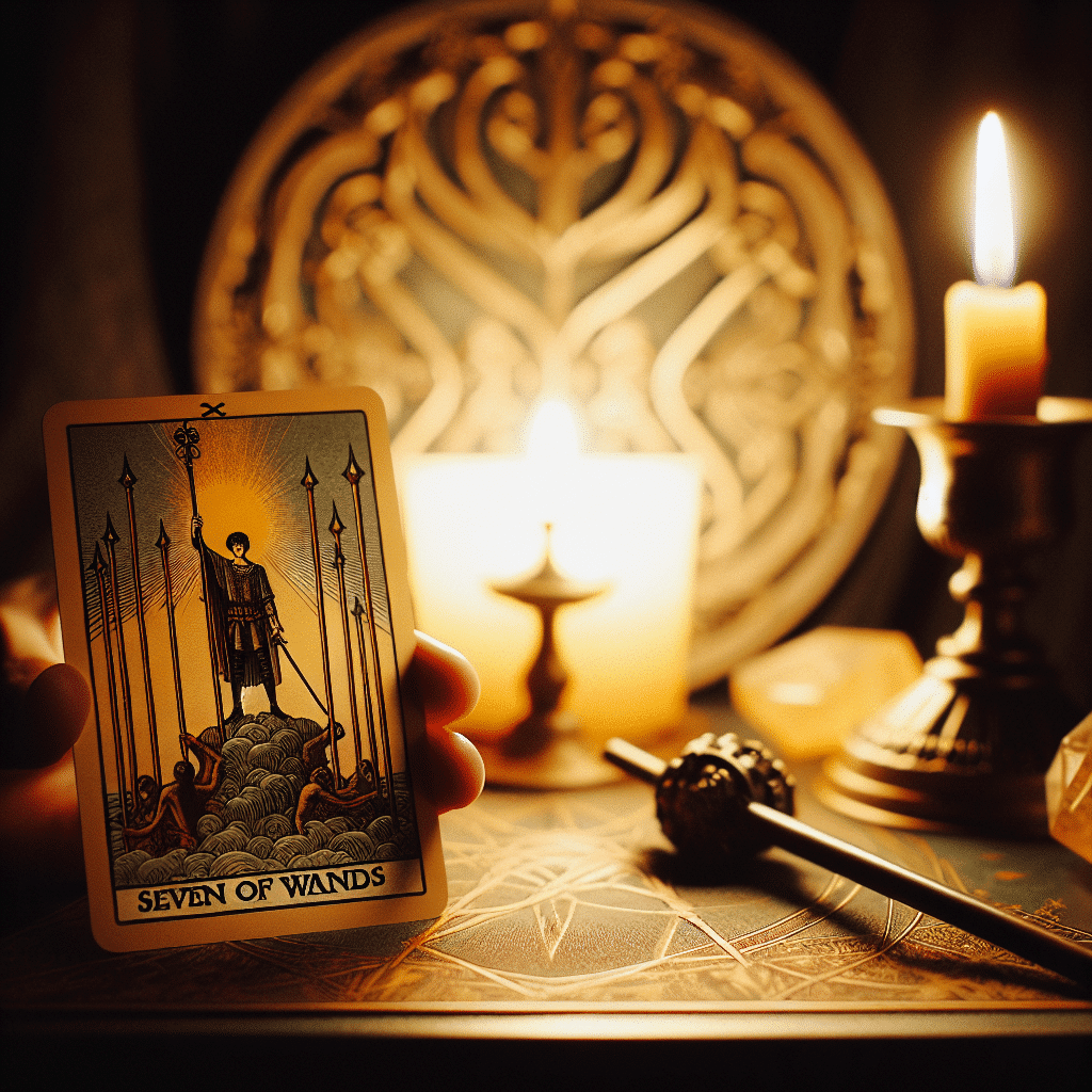 1 seven of wands tarot card advice