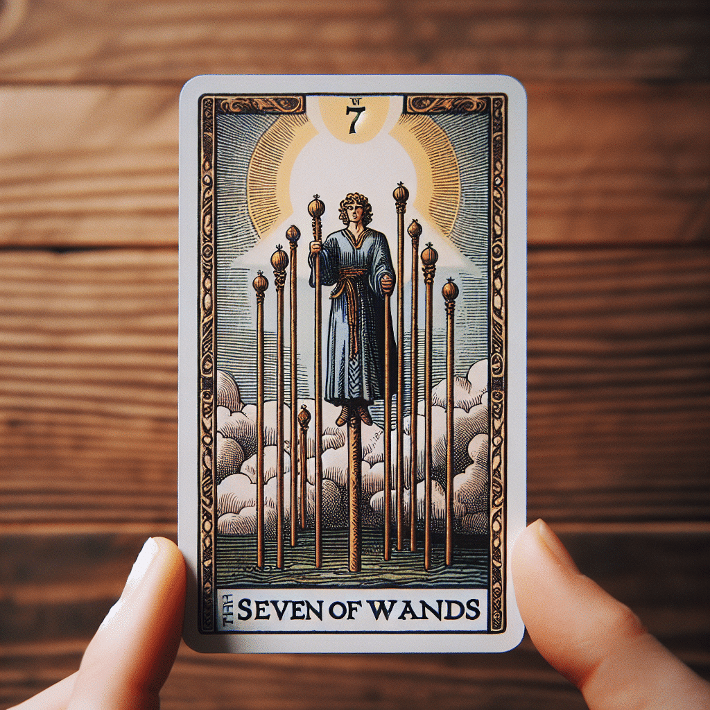 2 seven of wands tarot card spirituality